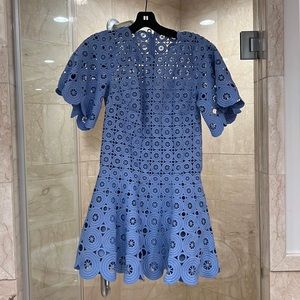 NWT Jonathan Simkhai short blue dress
